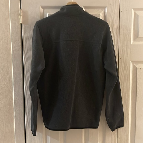 Mountain Equipment Company 3/4 Zipper Pullover Size Small In Charcoal Grey/Black - Picture 2 of 7